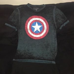 Distressed Captain America t-shirt
